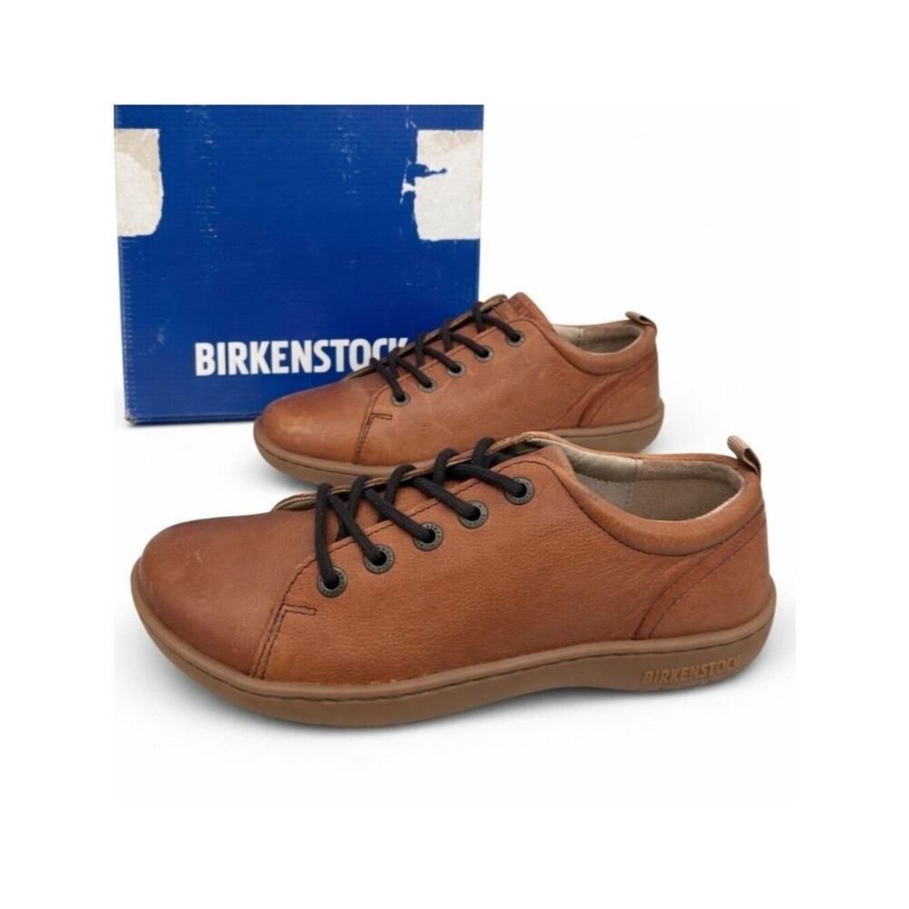 Birkenstock Leather Oxford Comfort Walking Shoes Sneaker Womens EU 36 Lace up